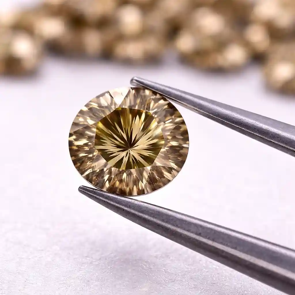 Natural Marcasite Swiss Machine Cut Round
